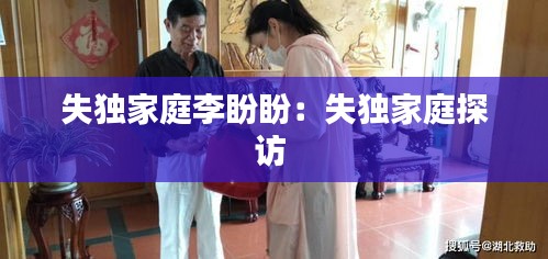 失獨家庭李盼盼：失獨家庭探訪 