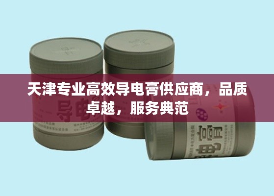 天津?qū)I(yè)高效導(dǎo)電膏供應(yīng)商，品質(zhì)卓越，服務(wù)典范