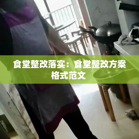 食堂整改落實(shí)：食堂整改方案格式范文 