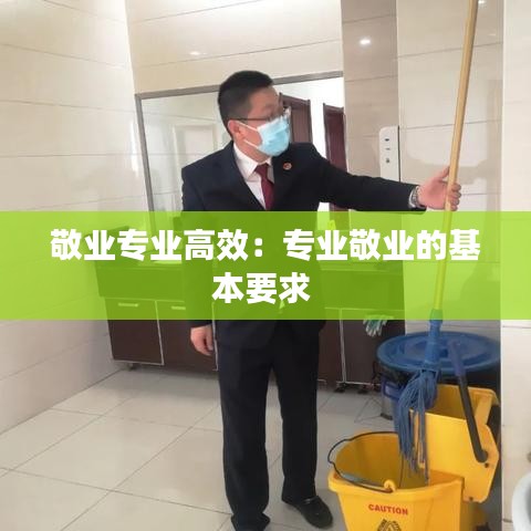 敬業(yè)專業(yè)高效：專業(yè)敬業(yè)的基本要求 