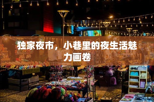獨(dú)家夜市，小巷里的夜生活魅力畫卷