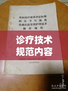 診療技術(shù)規(guī)范內(nèi)容包括：診療規(guī)范與操作規(guī)程 