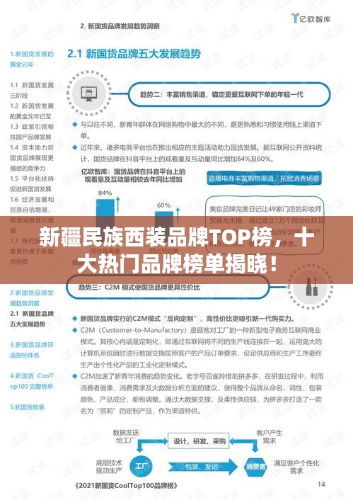 新疆民族西裝品牌TOP榜，十大熱門品牌榜單揭曉！