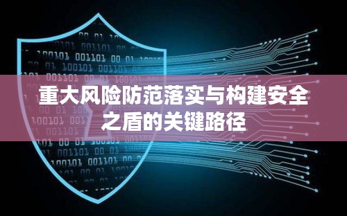 重大風險防范落實與構(gòu)建安全之盾的關(guān)鍵路徑