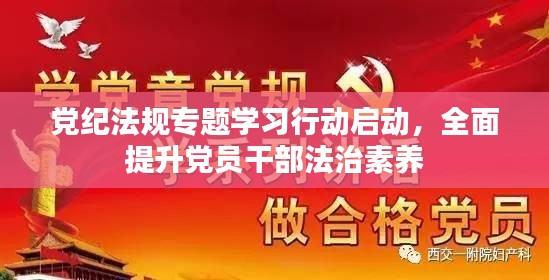 黨紀法規(guī)專題學習行動啟動，全面提升黨員干部法治素養(yǎng)