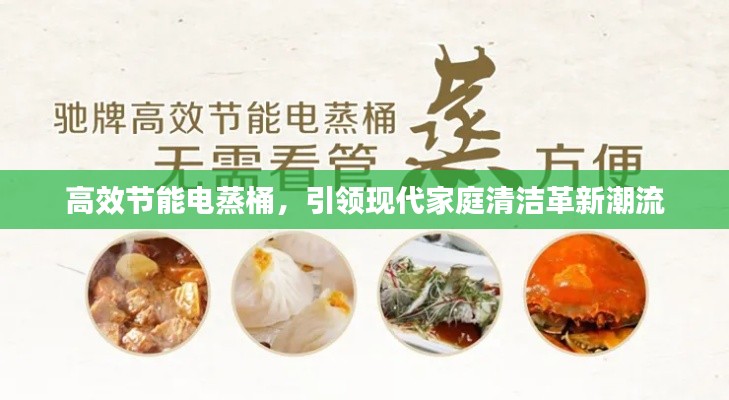 高效節(jié)能電蒸桶，引領(lǐng)現(xiàn)代家庭清潔革新潮流