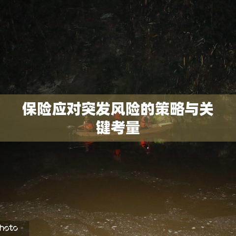 保險(xiǎn)應(yīng)對(duì)突發(fā)風(fēng)險(xiǎn)的策略與關(guān)鍵考量