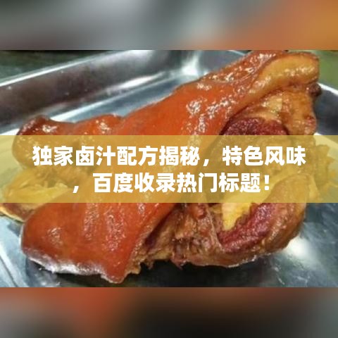 獨家鹵汁配方揭秘，特色風味，百度收錄熱門標題！