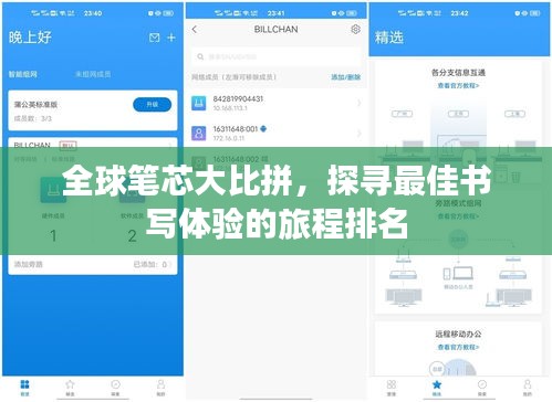 全球筆芯大比拼，探尋最佳書寫體驗的旅程排名