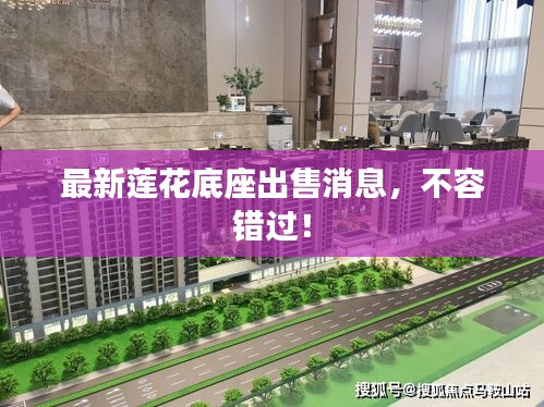 最新蓮花底座出售消息，不容錯(cuò)過(guò)！