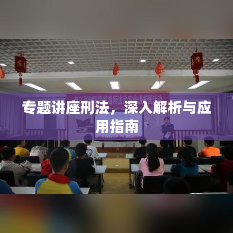 專題講座刑法，深入解析與應(yīng)用指南
