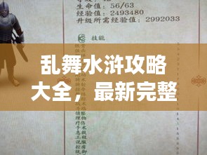 亂舞水滸攻略大全，最新完整版秘籍與指南