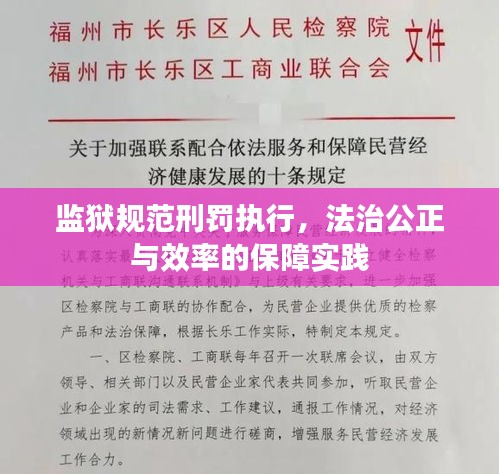 監(jiān)獄規(guī)范刑罰執(zhí)行，法治公正與效率的保障實踐