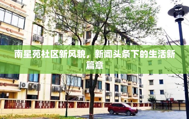 南星苑社區(qū)新風(fēng)貌，新聞頭條下的生活新篇章