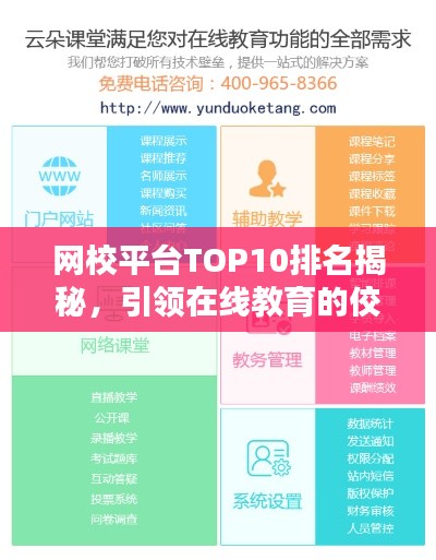 網(wǎng)校平臺(tái)TOP10排名揭秘，引領(lǐng)在線教育的佼佼者盤點(diǎn)