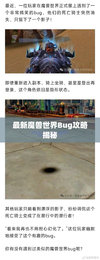 最新魔獸世界Bug攻略揭秘