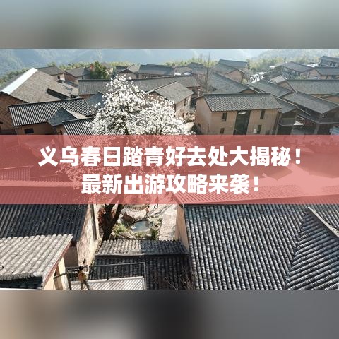 義烏春日踏青好去處大揭秘！最新出游攻略來襲！