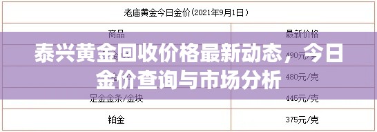 泰興黃金回收價格最新動態(tài)，今日金價查詢與市場分析