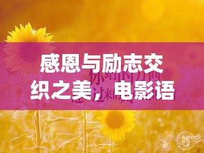 感恩與勵(lì)志交織之美，電影語(yǔ)錄啟迪心靈