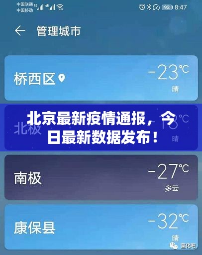 北京最新疫情通報(bào)，今日最新數(shù)據(jù)發(fā)布！