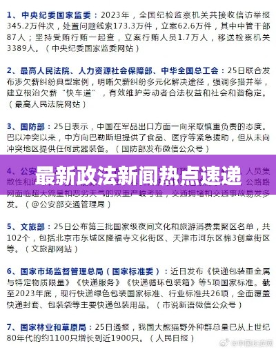 最新政法新聞熱點(diǎn)速遞