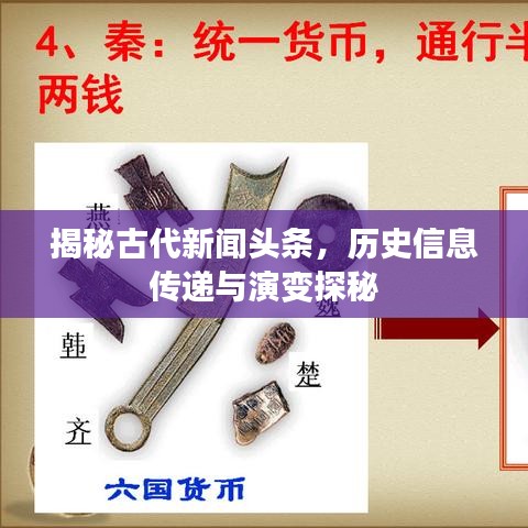 揭秘古代新聞頭條，歷史信息傳遞與演變探秘