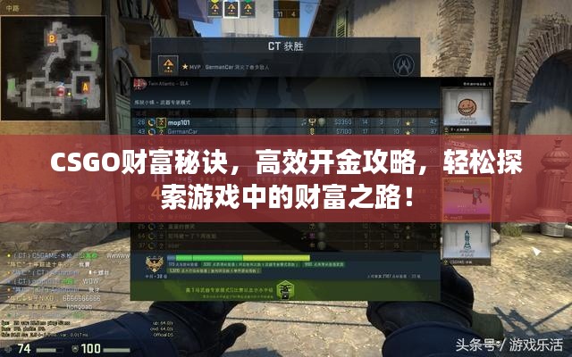 CSGO財(cái)富秘訣，高效開金攻略，輕松探索游戲中的財(cái)富之路！