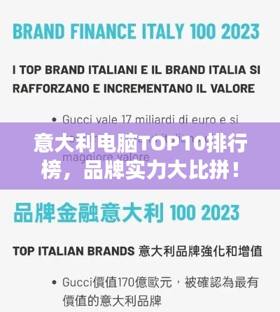 意大利電腦TOP10排行榜，品牌實(shí)力大比拼！