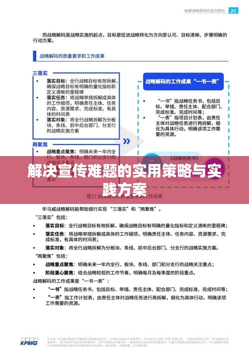 解決宣傳難題的實(shí)用策略與實(shí)踐方案